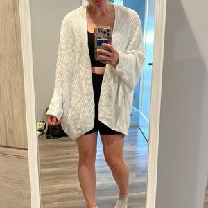 NWT Barefoot Dreams Cozychic Lite Ribbed Shrug Cardi